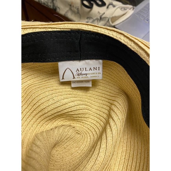 Disney limited edition Hawaii aulani love love rainbow sequin beach straw hat main image 4